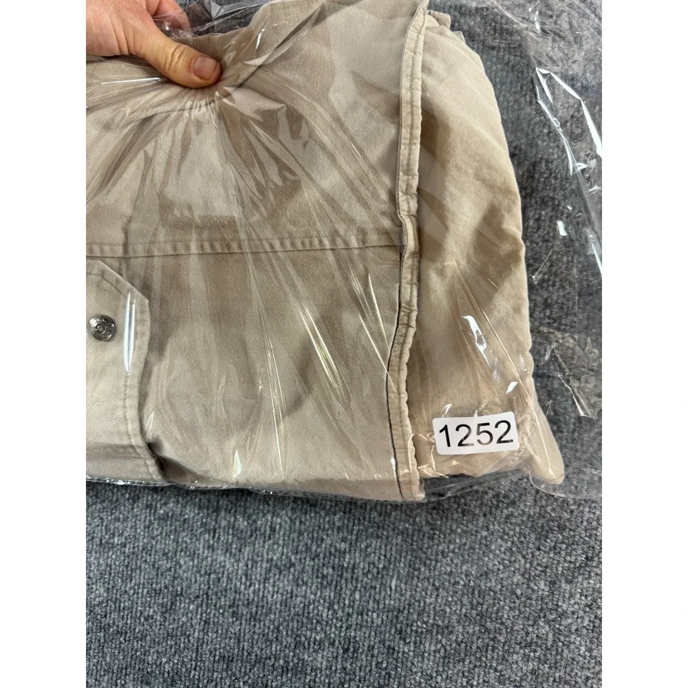 Vintage Banana Republic Photo Safari Vest Mens L Beige Mesh Lined Multi Pocket